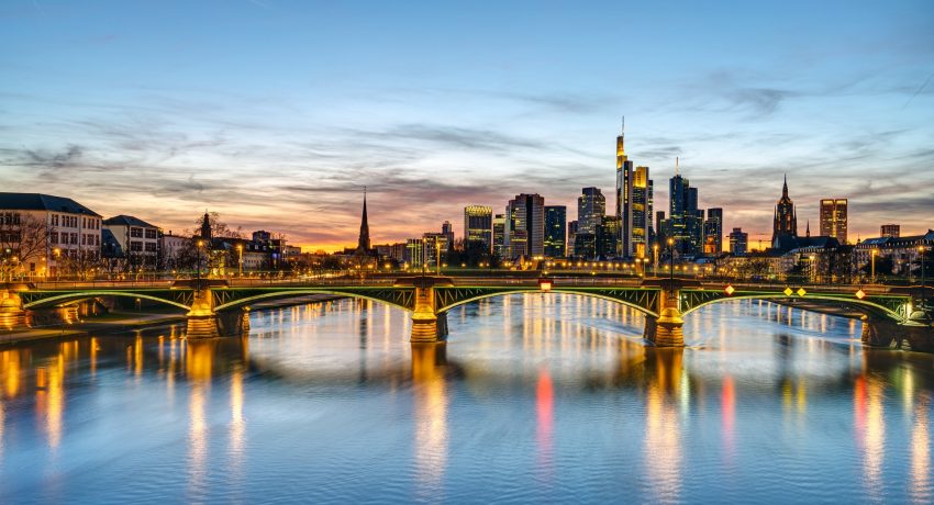 The skyline of Frankfurt